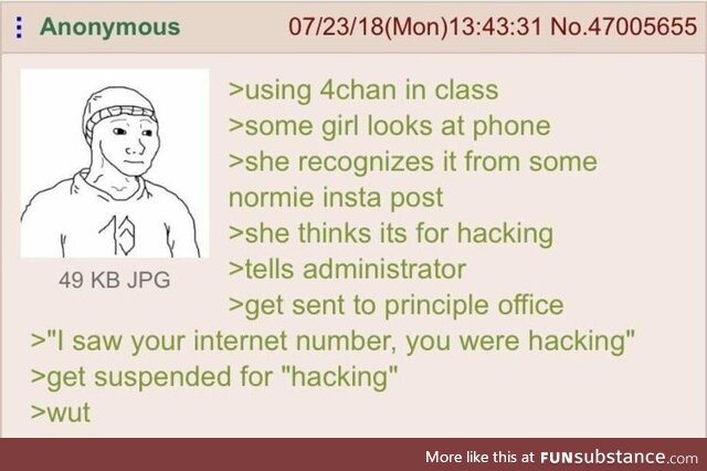 Looks like we finally caught the hacker known as 4chan