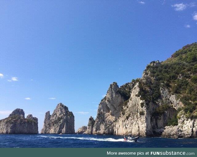 [OC] Took this in Capri, Italy - weather looks nicer than it was