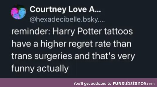 Ban HP tattoos!