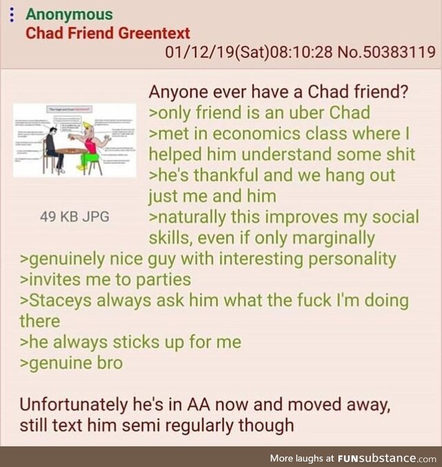 Chad is a Bro