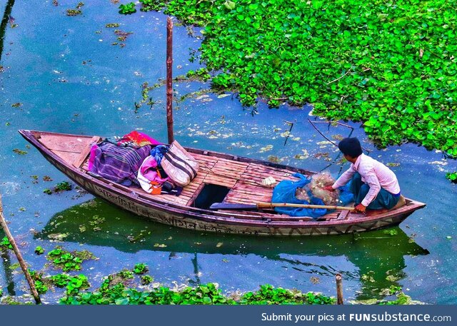 How happiest fisherman do his job!