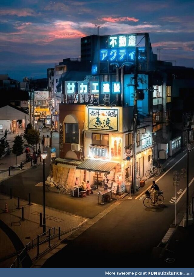 Suburban Tokyo seafood restaurant