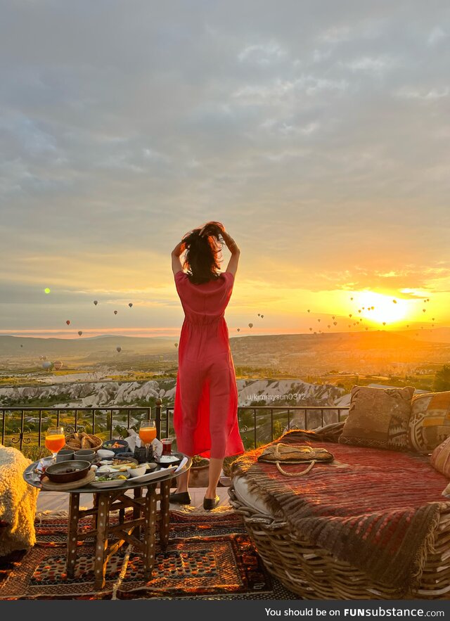 Sunset at Cappadocia, Turkey