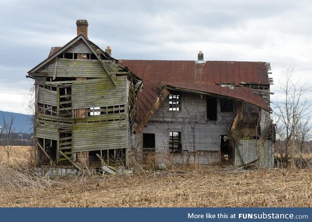 Woodstock, VA. One can only imagine the work this family put into the fields here many