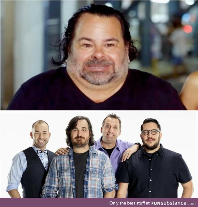 Ed from 90 Day Fiance looks like all of the impractical Jokers mashed together