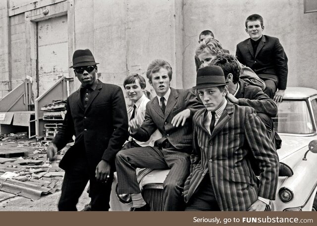 Cast of Quadrophenia, 1979. It's a great movie to watch