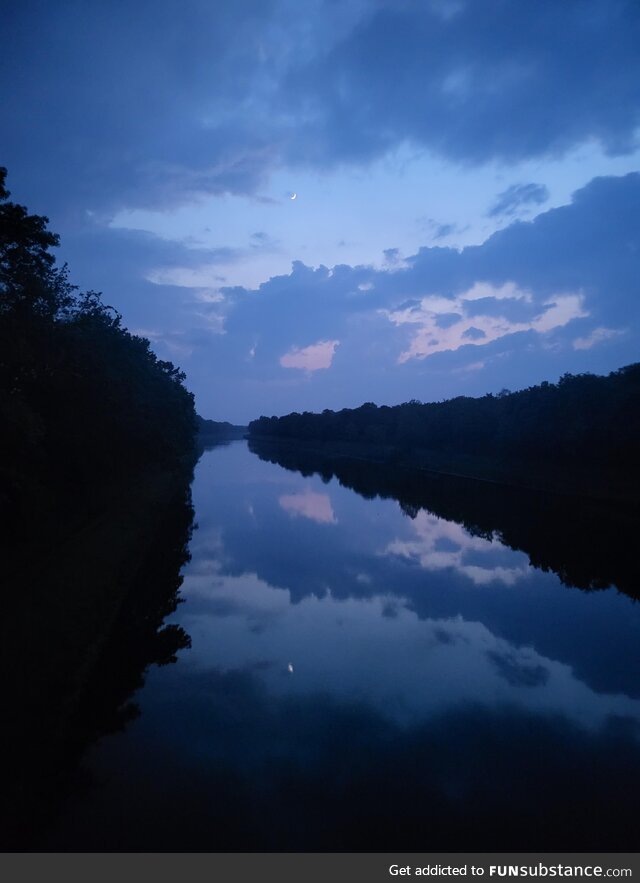 Canal last evening