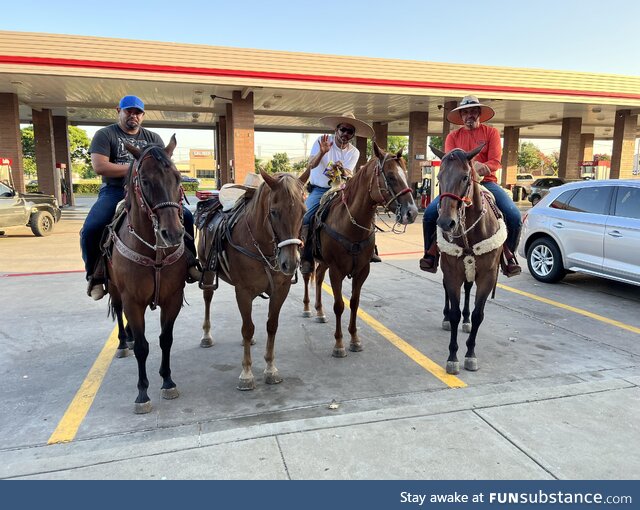 Friday night trips to the QT in Texas vibe a bit differently sometimes