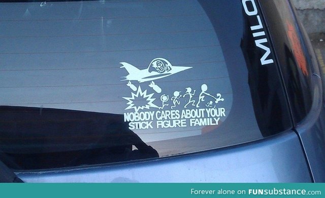 Stick figure family