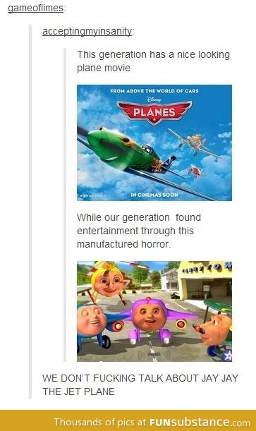 Horror planes of our childhood