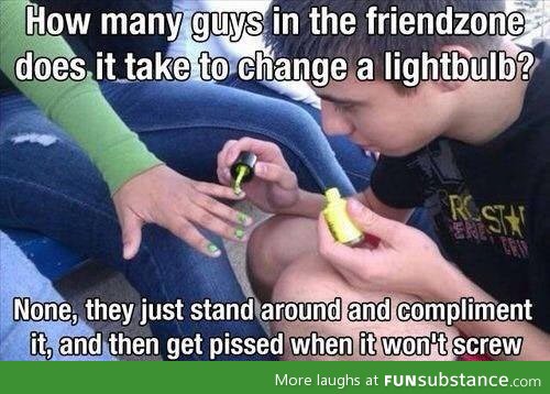 Guys stuck in the friendzone