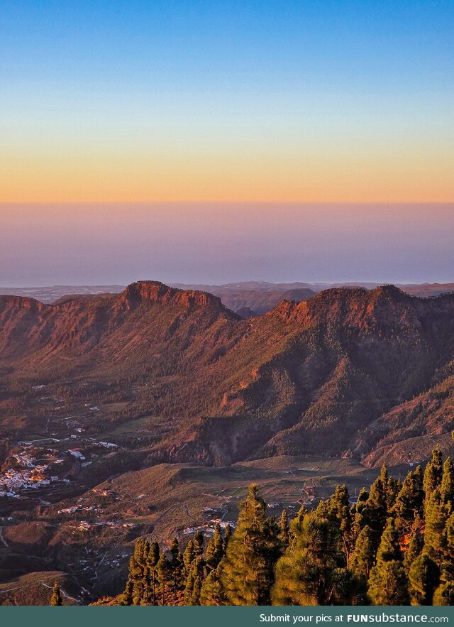 Sunrise in the mountains