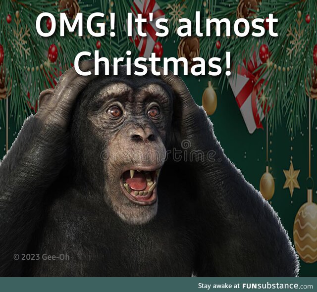 Listen to the December chimp