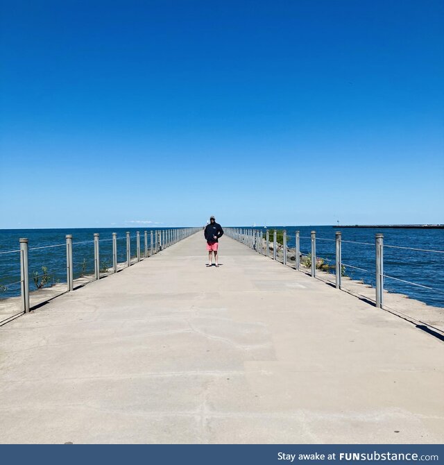 Taking a long walk off a short pier (Lake Ontario)