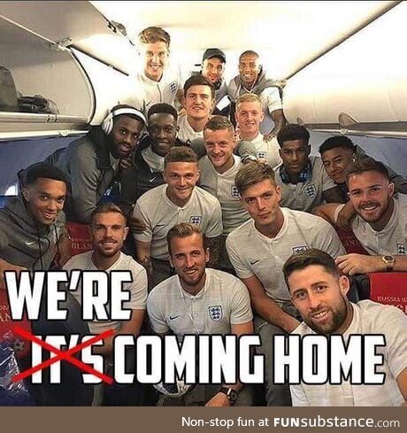 It’s definitely not coming home