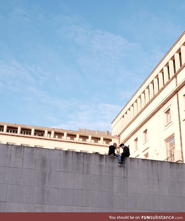 Spotted on a rooftop in Brussels