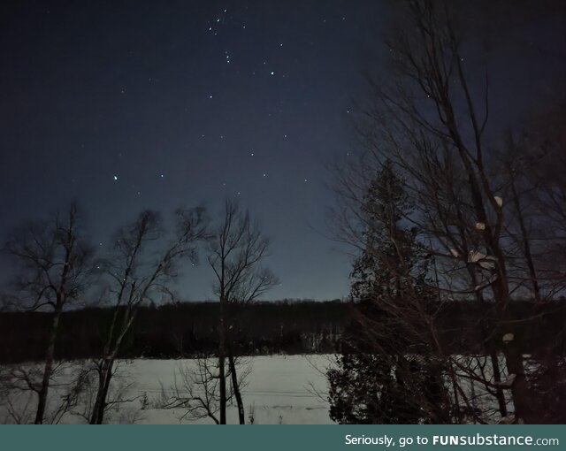 Cold Night Sky in Minnesota