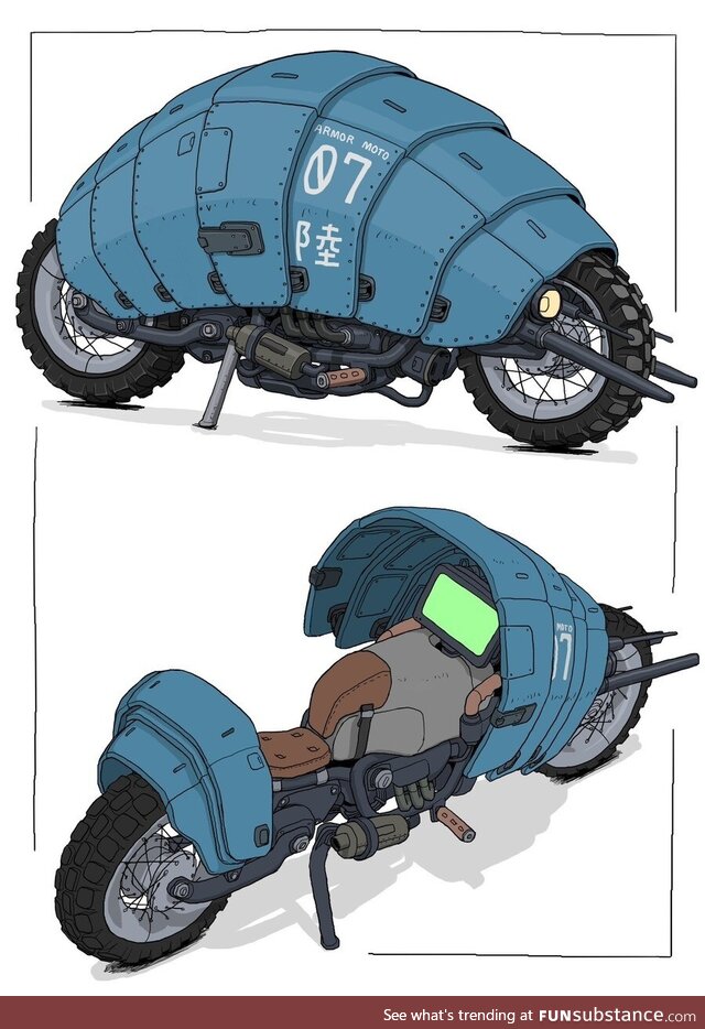 Armored bike