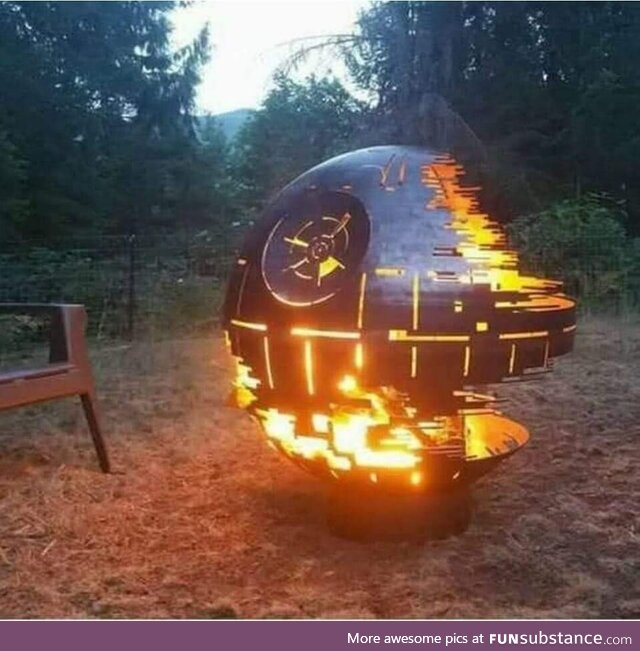 An amazing BBQ pit