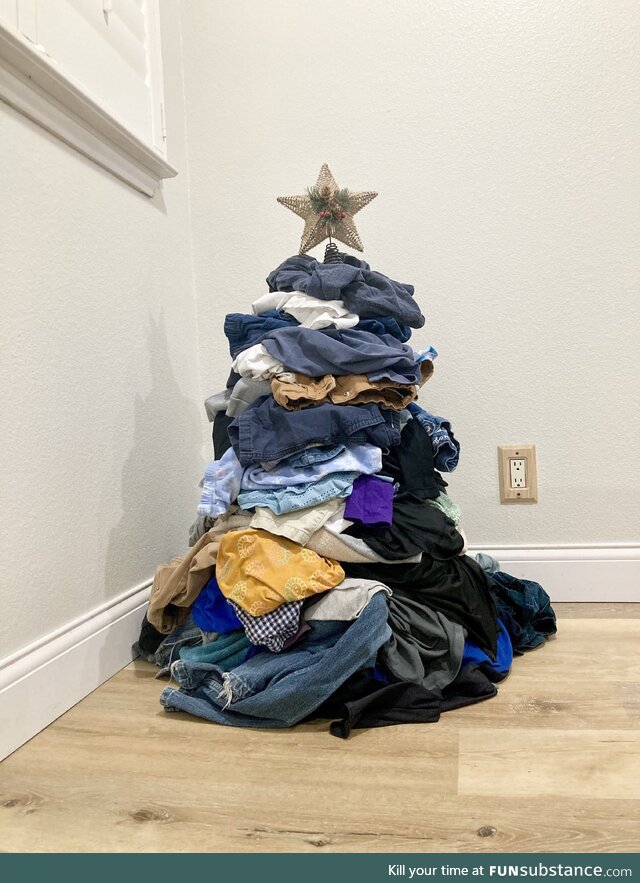 Christmas tree's put up a little early this year