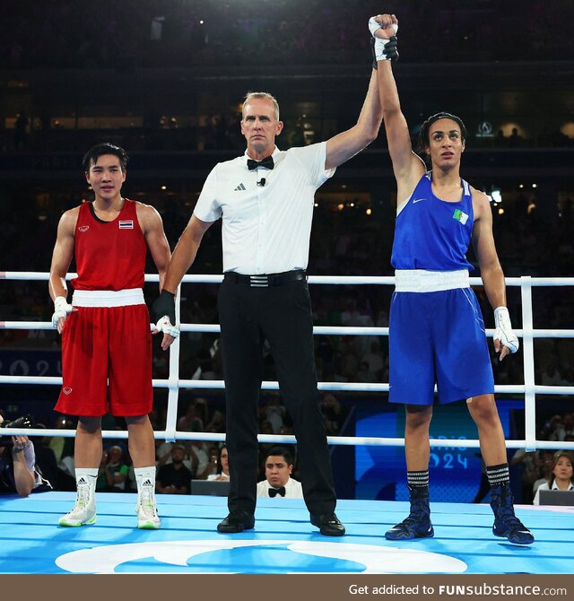 Imane khalif advances to gold medal boxing match