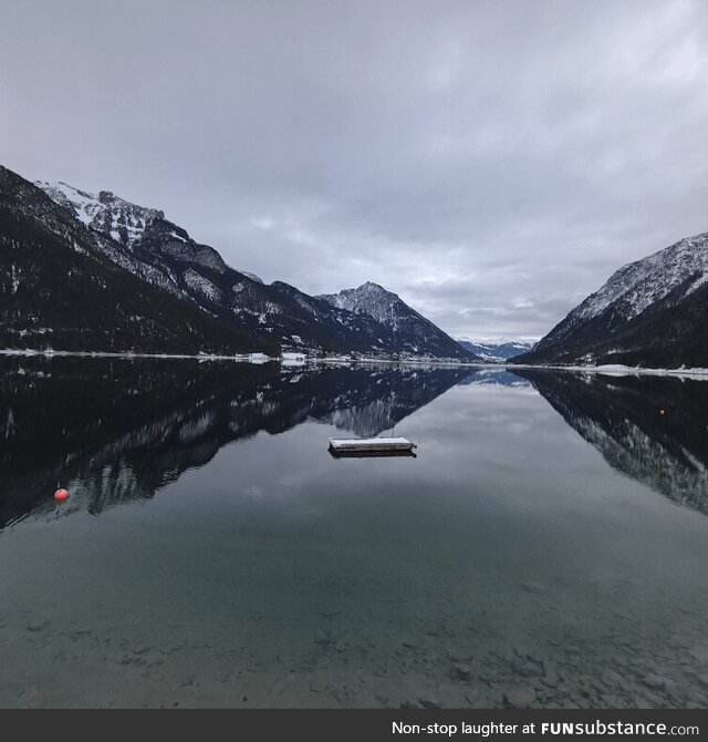 Clear mountain lake in Austria