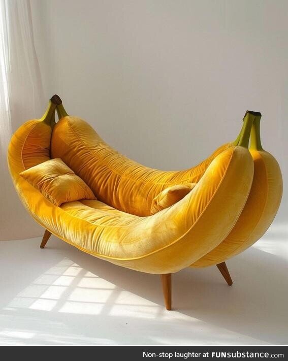 Sofa... Sofa banana... The hottest spot north of Havana