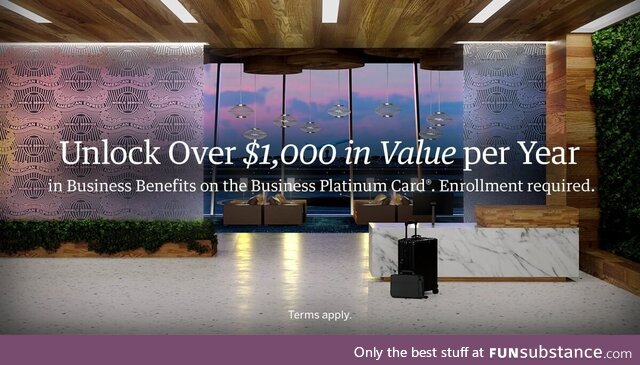 Unlock over $1,000 in business value per year on the Business Platinum Card. Enrollment