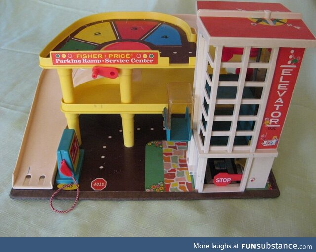 Blast from the past: The Fisher Price Garage