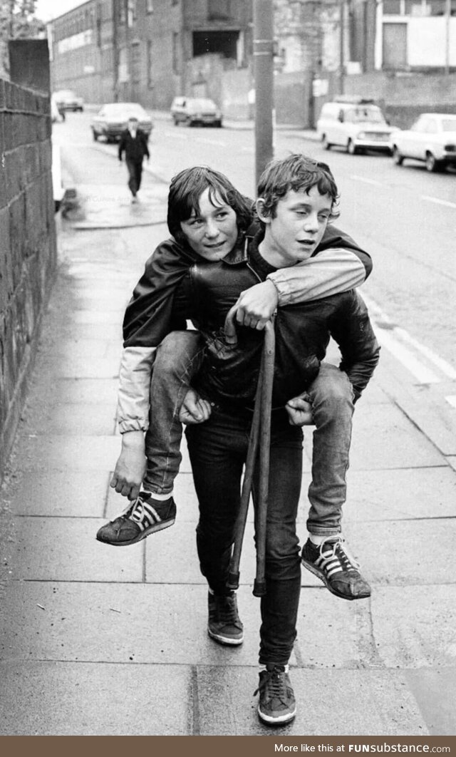 Bros being bros, England 1975