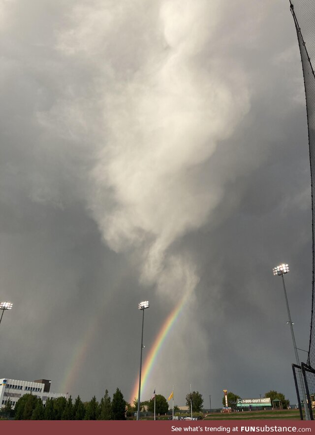 Rainbow in the storm (Albuquerque, NM)