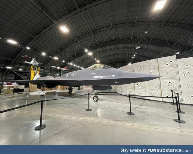 Here’s the other of the 2 yf-23’s. Took this at the museum of the airforce in Dayton