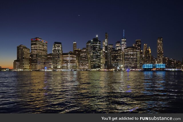 Manhattan from a distance