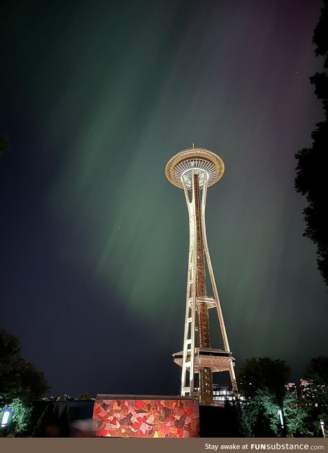 Seattle Aurora Borealis caused by strong solar storms