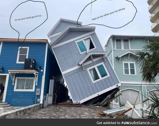 Houses talking after the tornado in panama city beach last night!