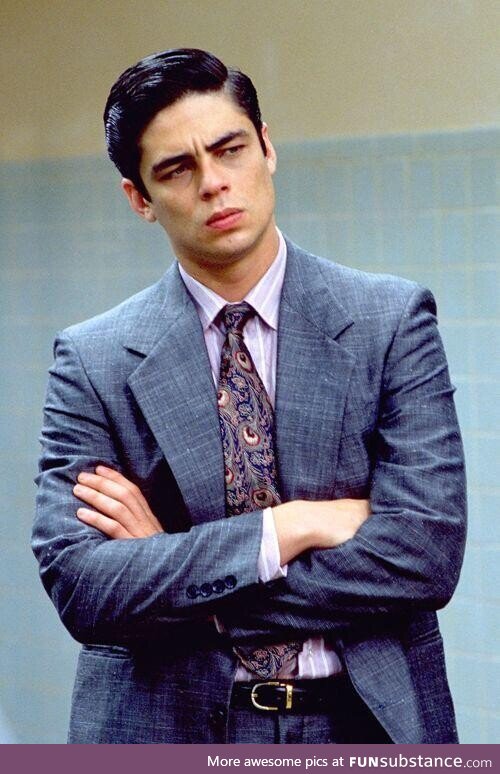 Benicio Del Toro in the 90s