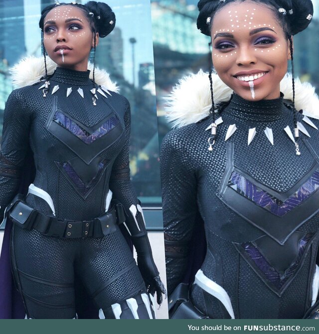 Black Panther Shuri cosplay by Cutiepiesensei