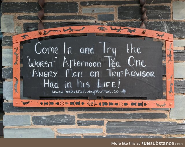 Sign in a small Welsh village