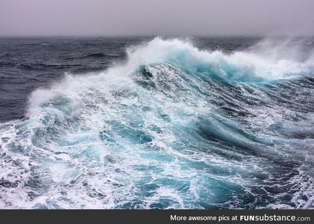 Infamous Drake Passage on its way to Antarctica