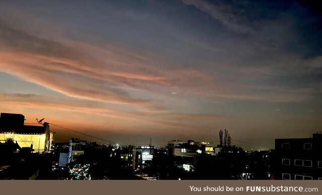 Late evening Bengaluru sunsets