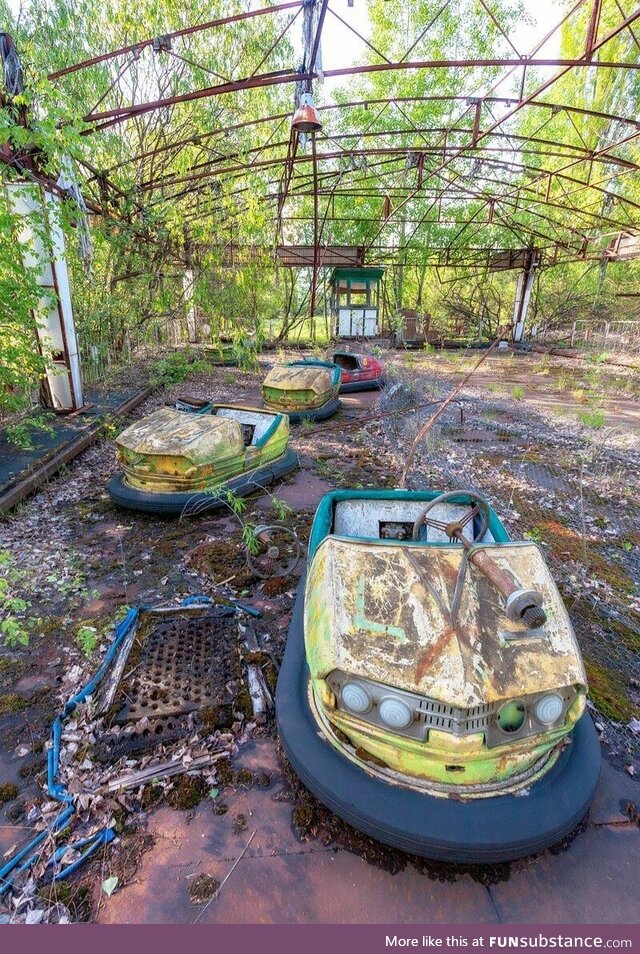 Chernobyl pripyat bumper cars