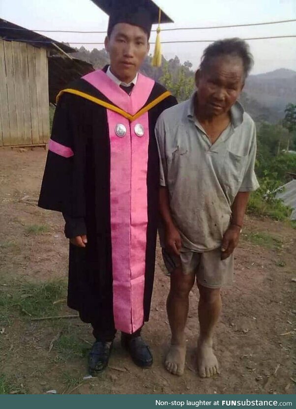 This farmer sold everything he had to get his son to college