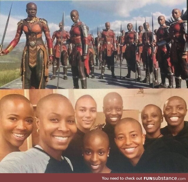 The women of the Wakandan army