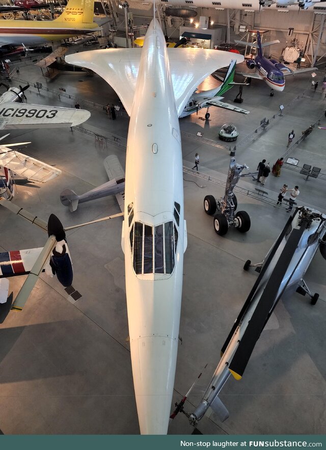 [OC] Fun perspective shot of the Concorde