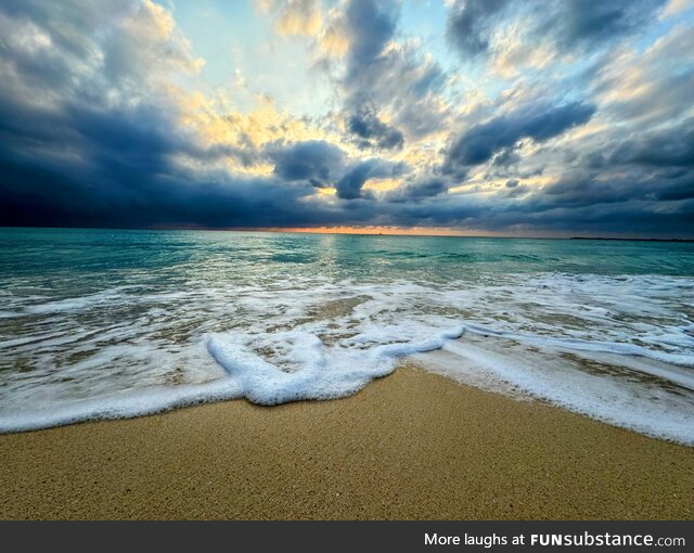 Sunset in Grand Cayman on 7 Mile Beach (that's really only 5.5 miles)