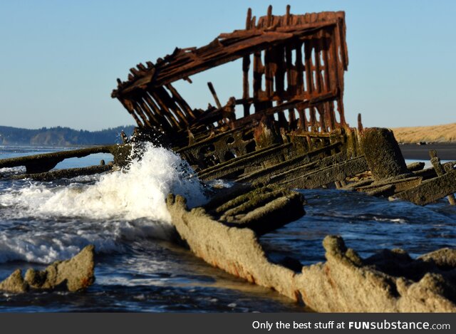 The wreck of the Peter Iredale