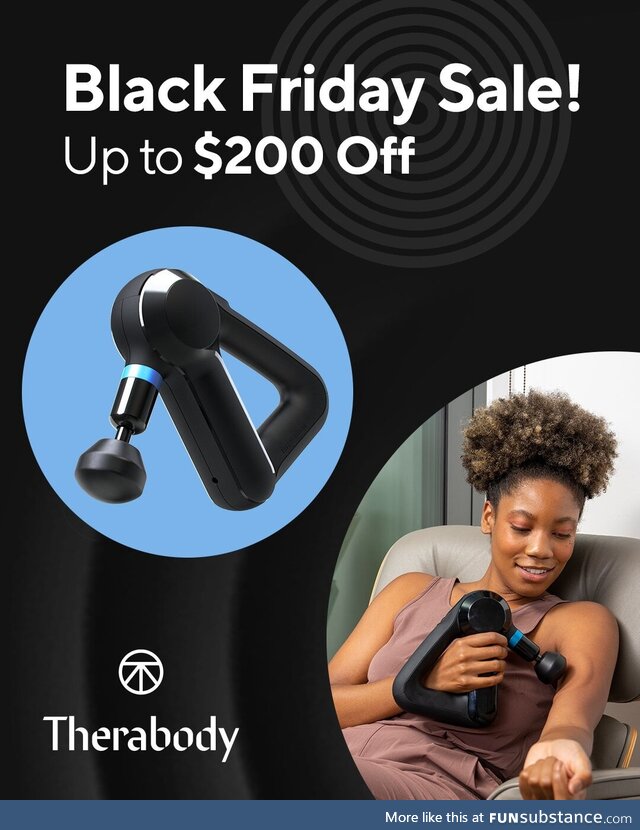 Our biggest event of the year is finally here. Get up to $200 off on Theragun devices