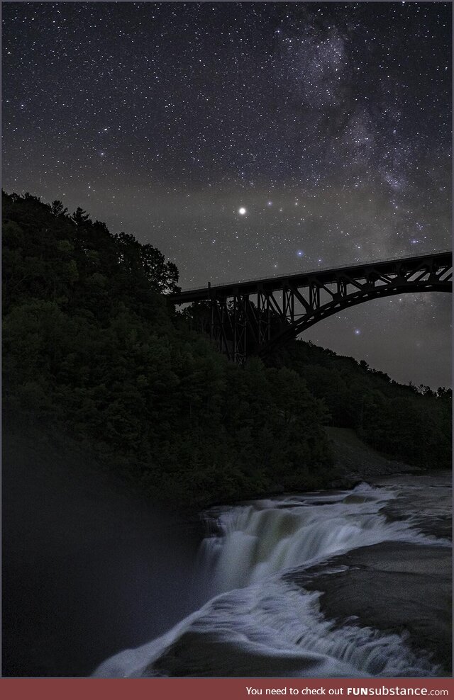 Letchworth State Park at Night