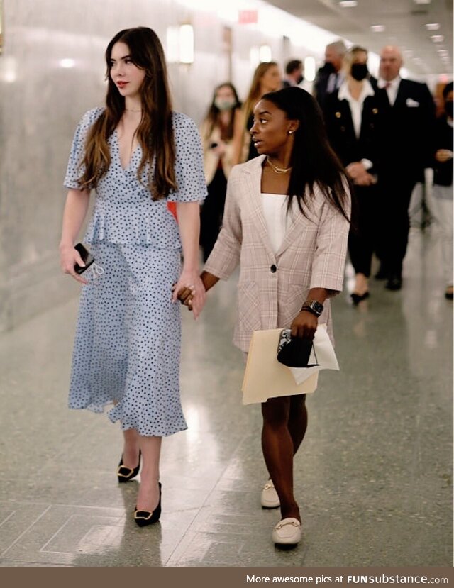 So proud of McKayla and Simone. Truly heroic women