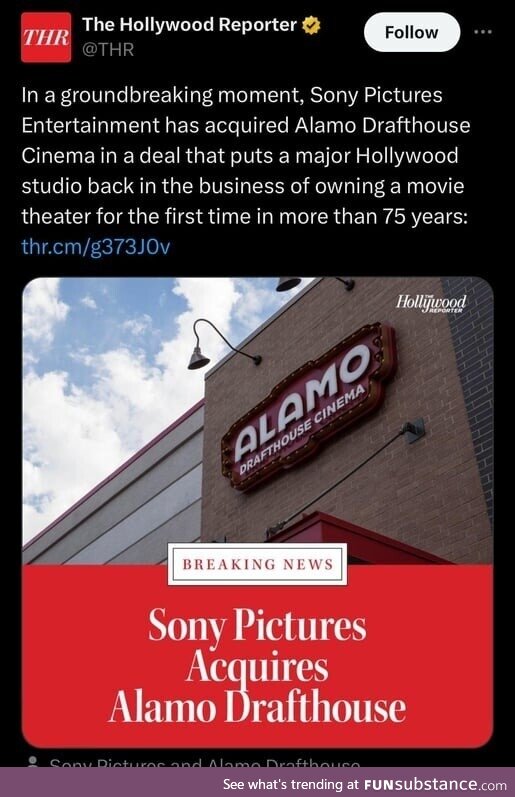 Sony finds a way back into theaters